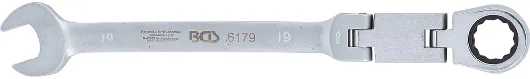BGS technic Ratelring-steeksleutel plooibaar 19mm - 6179 - afbeelding 5 van 6
