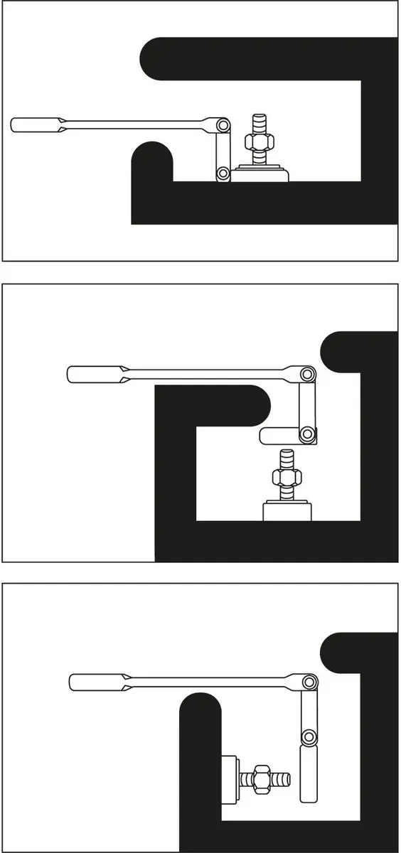 BGS technic Ratelring-steeksleutel plooibaar 19mm - 6179 - afbeelding 2 van 6