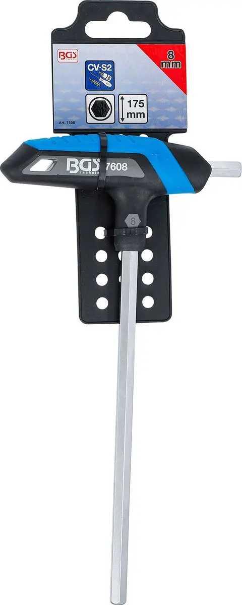 BGS technic Schroevendraaier met T-greep Binnenzeskant 8mm - afbeelding 4 van 5