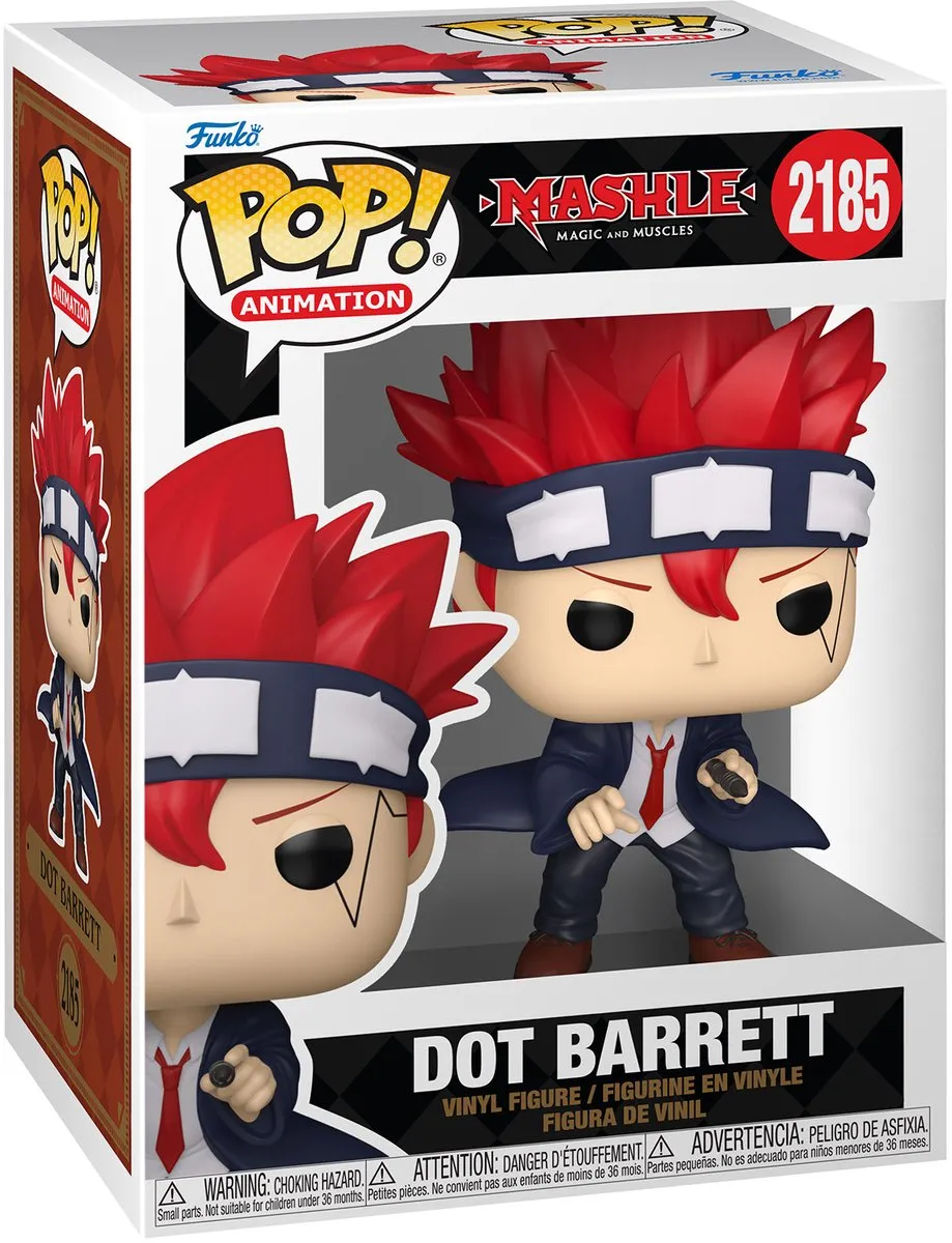 Funko Mashle Dot Barrett Pop! Animation Vinyl Figur - Chase Edition - 0889698906104