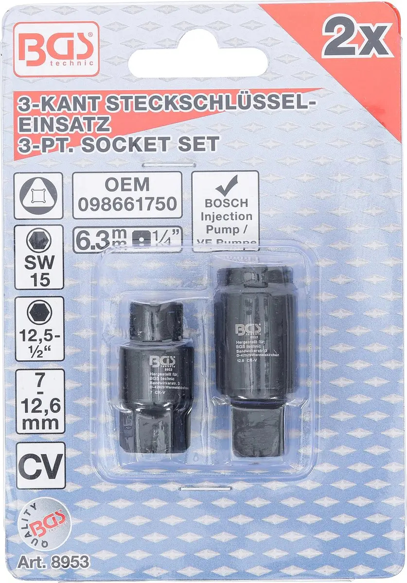 BGS technic 8953 Dopsleuteldoppen Bosch - 2 stuks - afbeelding 3 van 5