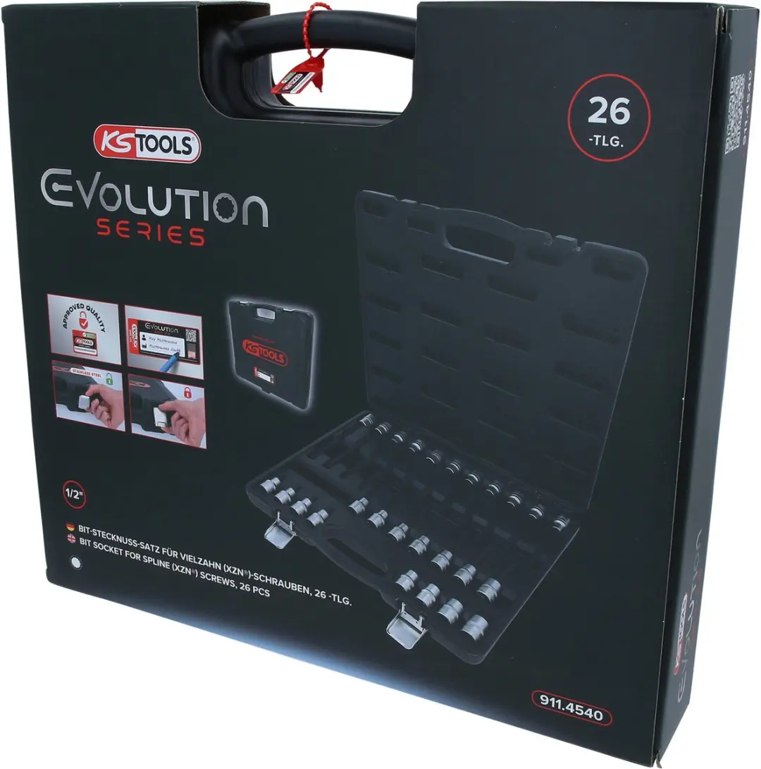KS Tools 911.4540 Dopsleutelset 1/2 - 26-delig - afbeelding 3 van 6
