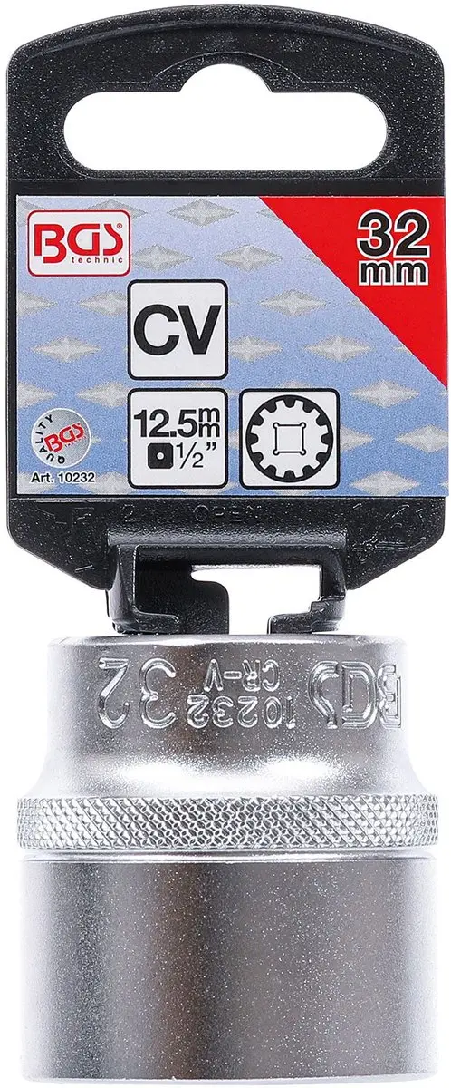 BGS technic Gear Lock Dopsleutel 32 mm - 12-kant - afbeelding 2 van 4