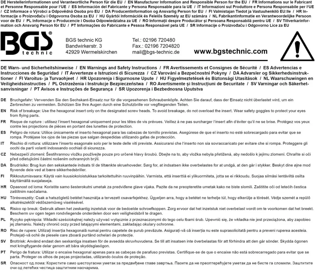 BGS technic 10570 Dopsleutel 1/2" 30 mm diep - afbeelding 3 van 4
