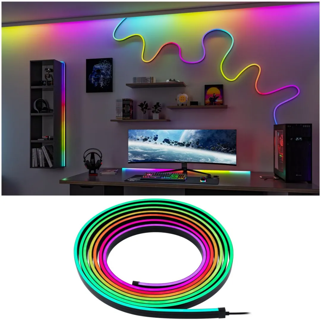 Paulmann EntertainLED LED-buis Black Neon 5m 12W RGB