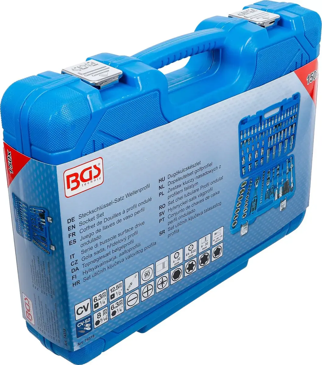 BGS technic Dopsleutelset 1/4 + 1/2