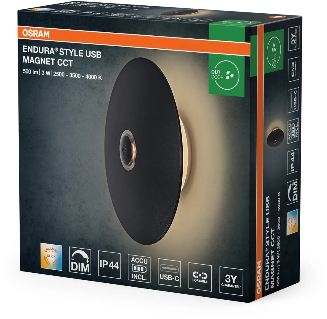 Osram Endura Style USB Magnet CCT DIM IP44 - 180cm - Wit
