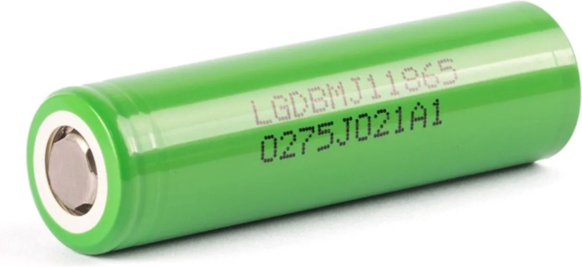 LG INR18650-MJ1 3400mAh Oplaadbare Accu