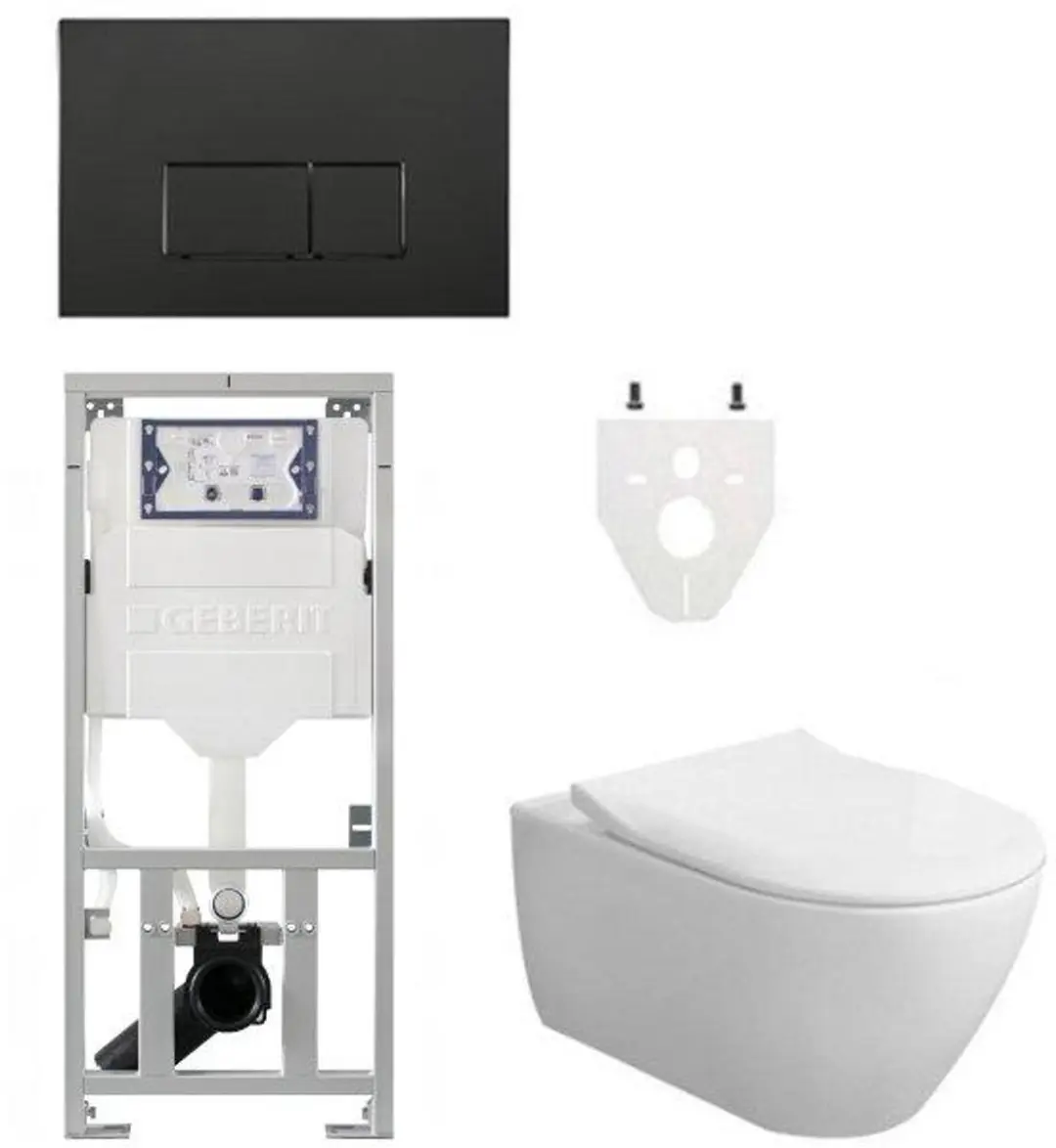 Villeroy & Boch Subway 2.0 DirectFlush CeramicPlus toiletset slimseat zitting