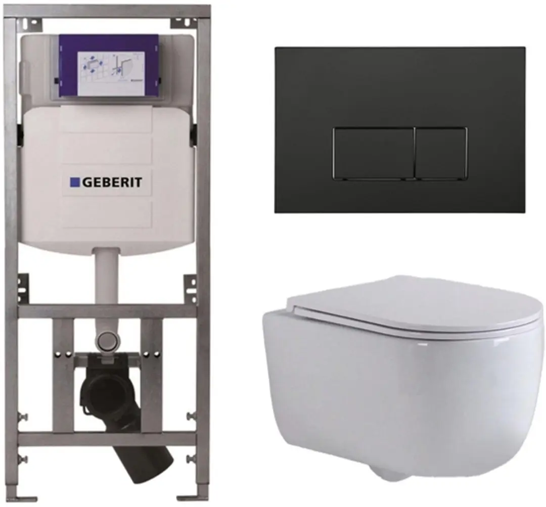 QeramiQ Dely Swirl Toiletset