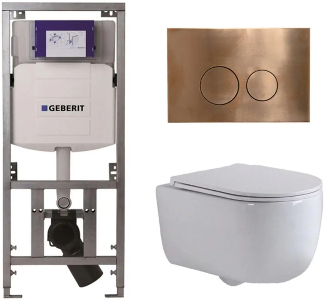 QeramiQ Dely Swirl Toiletset