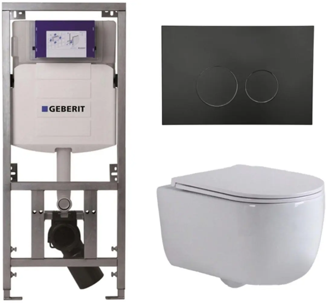 QeramiQ Dely Swirl Toiletset