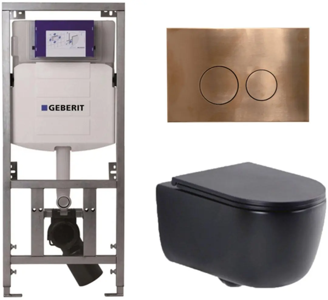 QeramiQ Dely Swirl Toiletset
