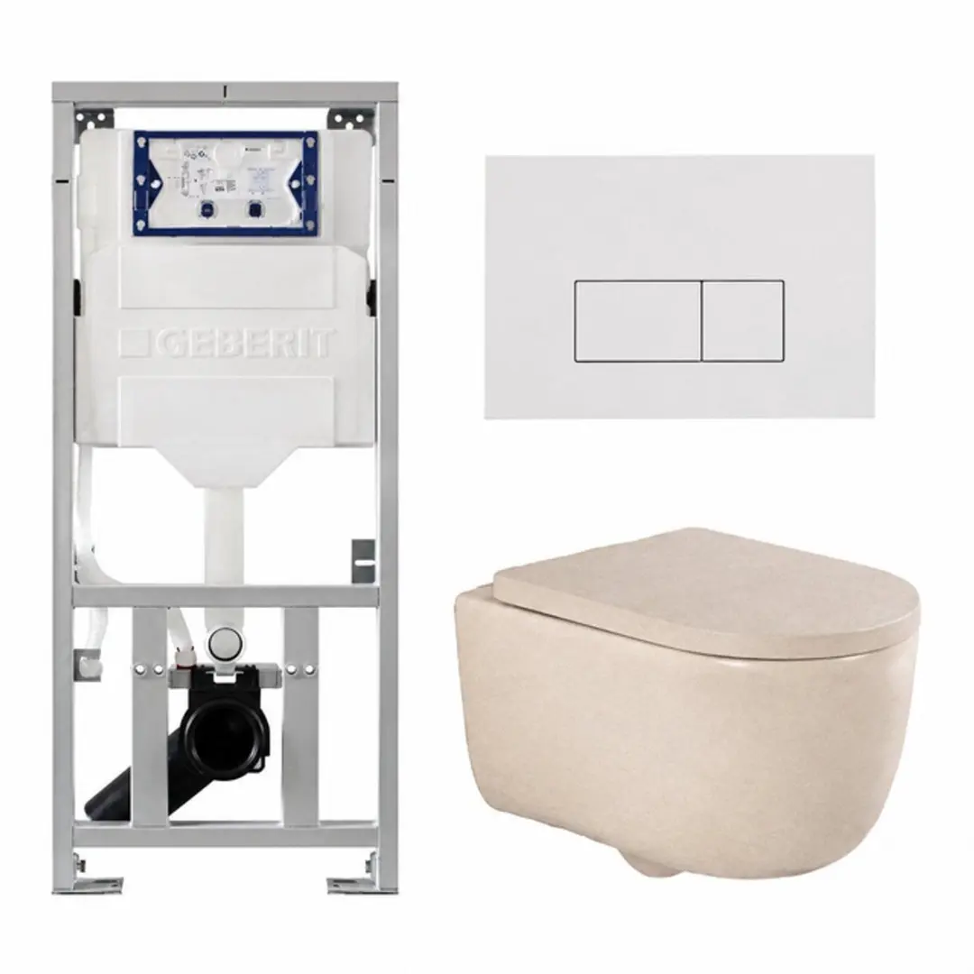 QeramiQ Dely Swirl Toiletset