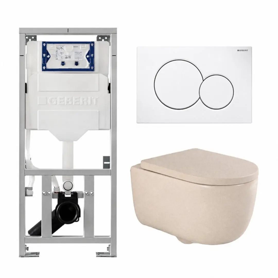 QeramiQ Dely Swirl Toiletset