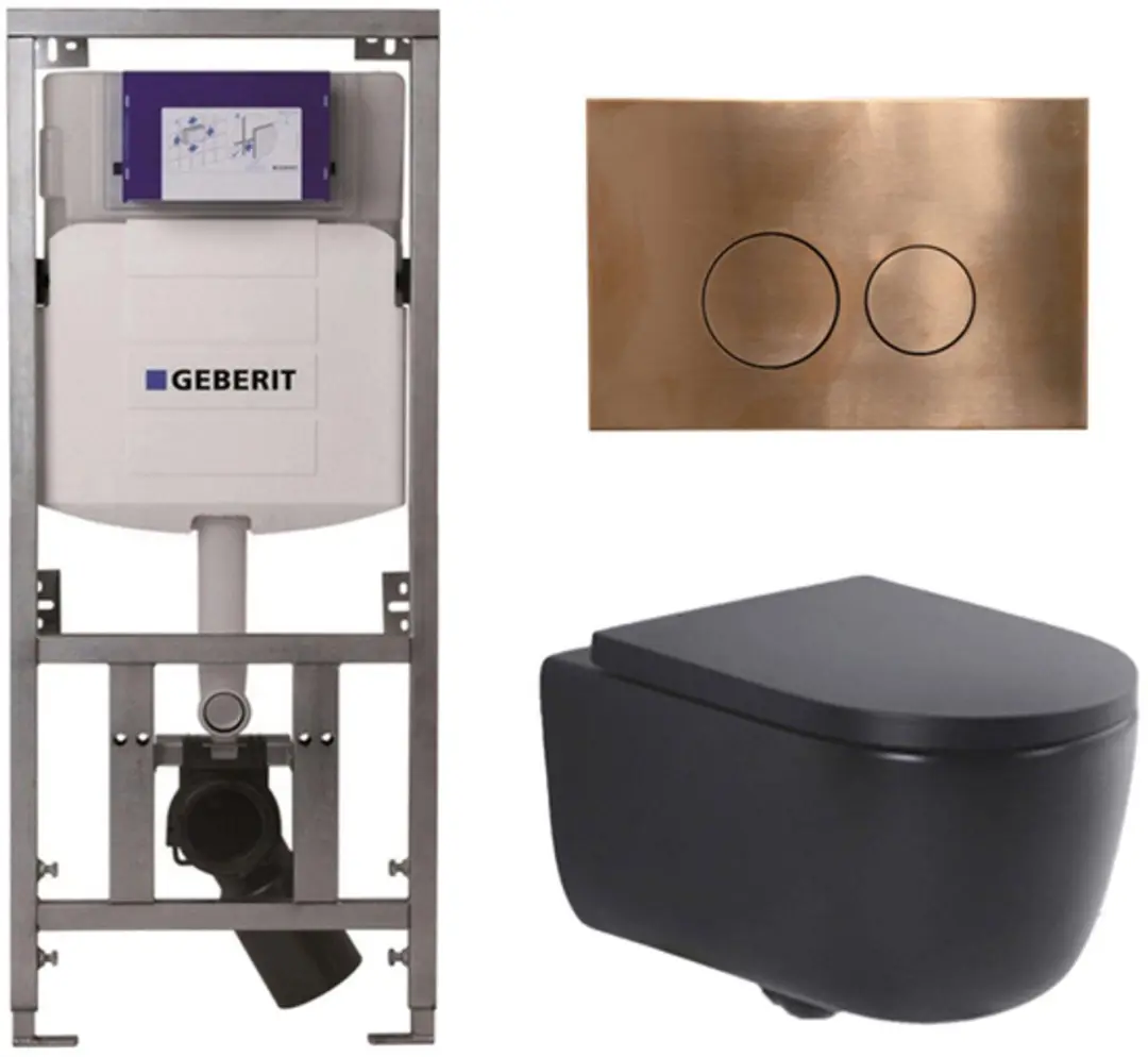 QeramiQ Dely Swirl Toiletset