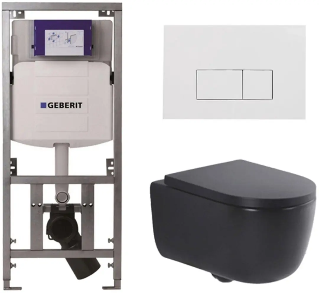 QeramiQ Dely Swirl Toiletset