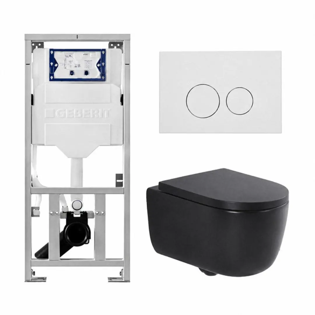 QeramiQ Dely Swirl Toiletset