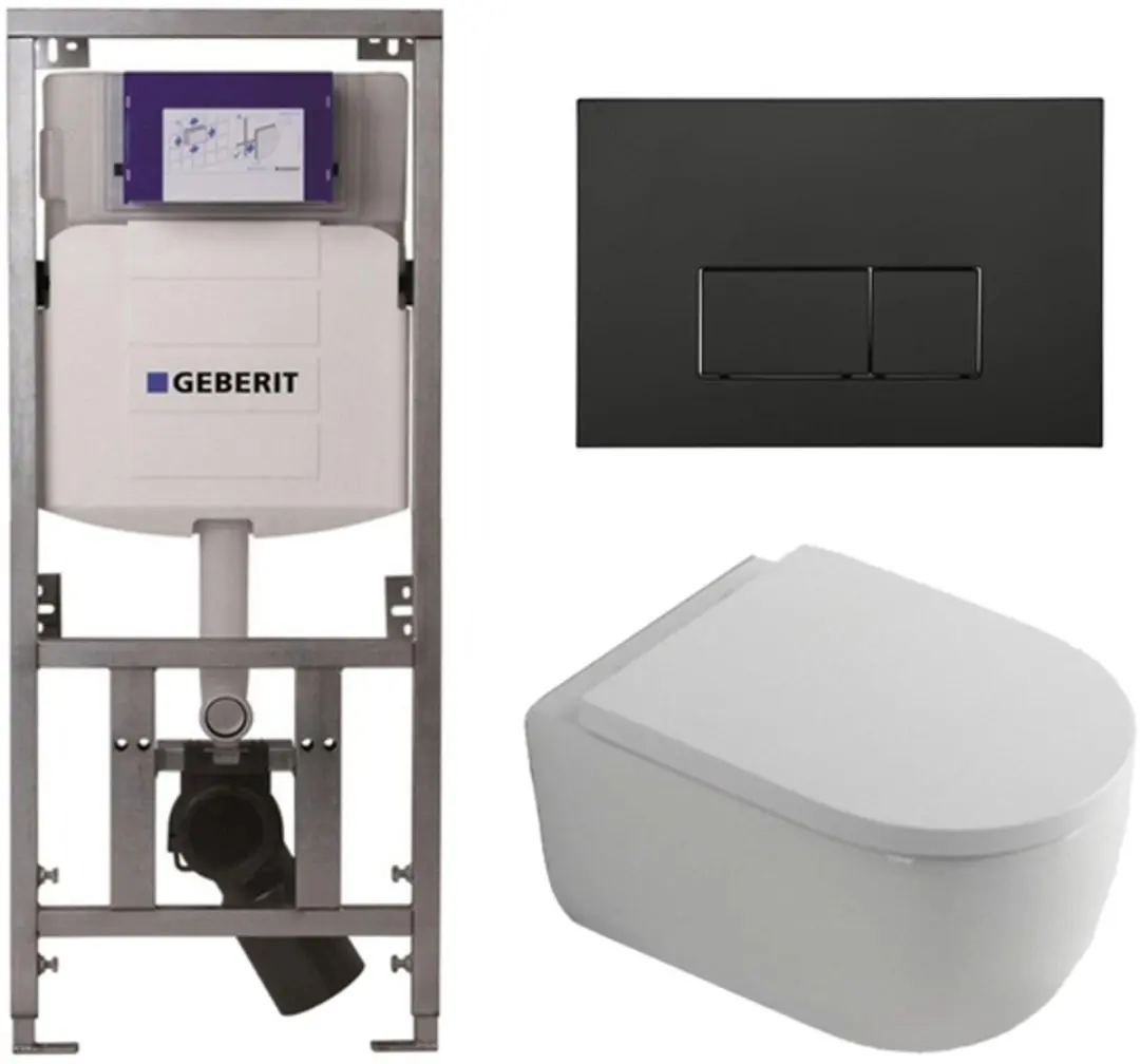 QeramiQ Dely Swirl Toiletset