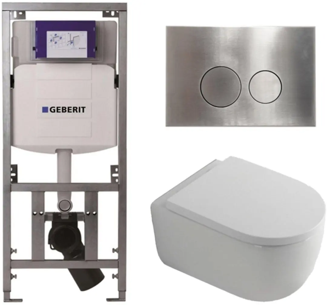 QeramiQ Dely Swirl Toiletset