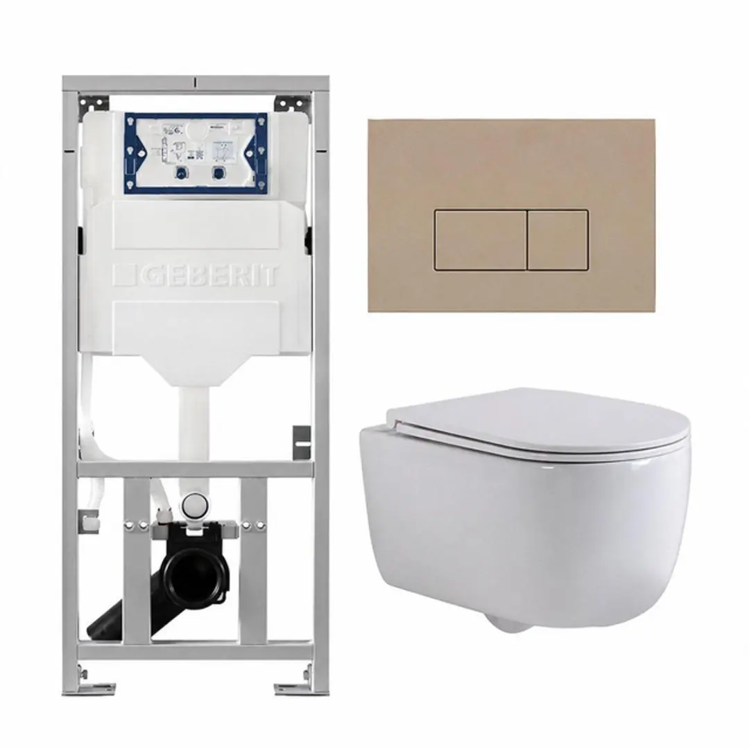 QeramiQ Dely Swirl Toiletset