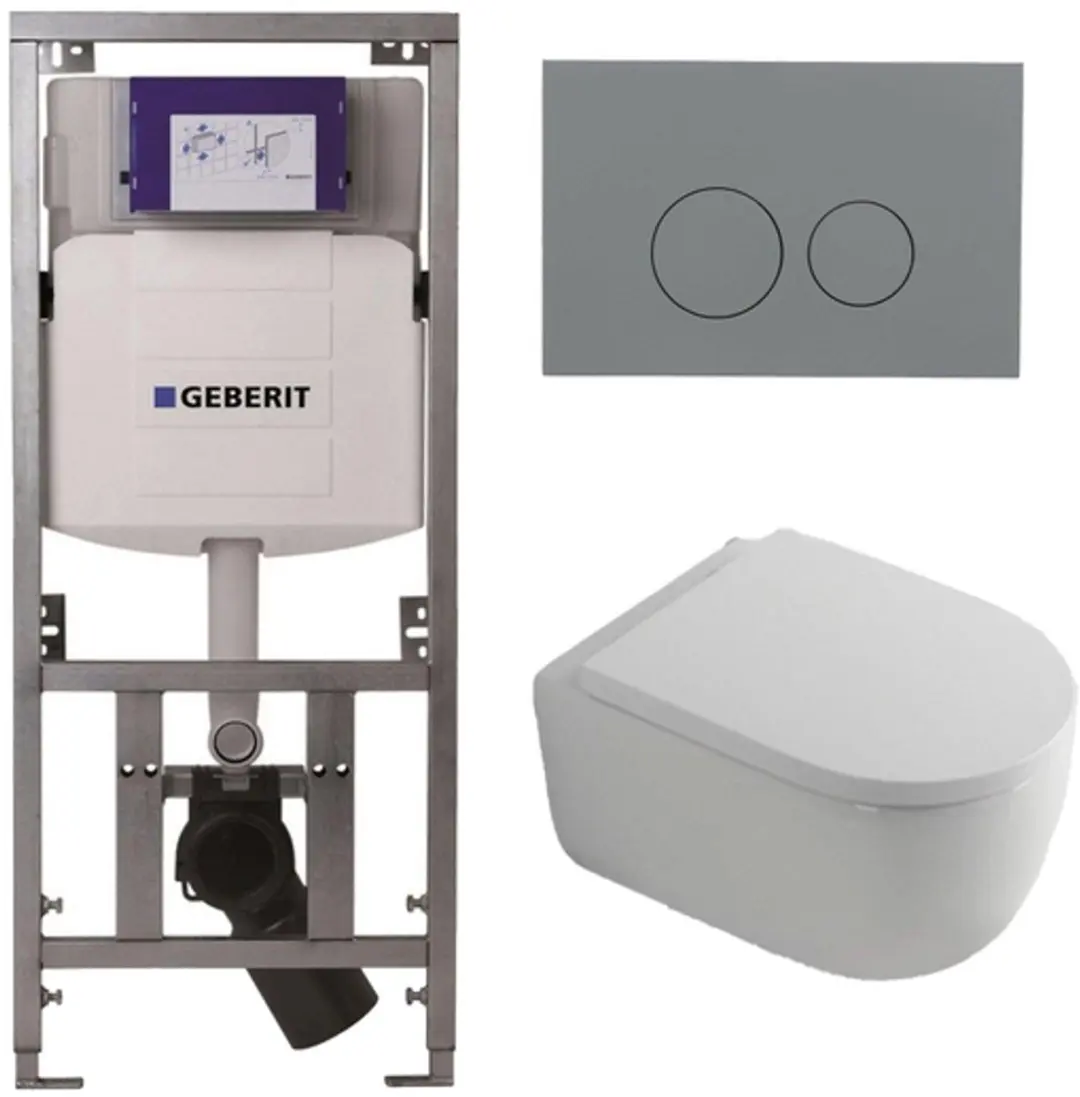 QeramiQ Dely Swirl Toiletset