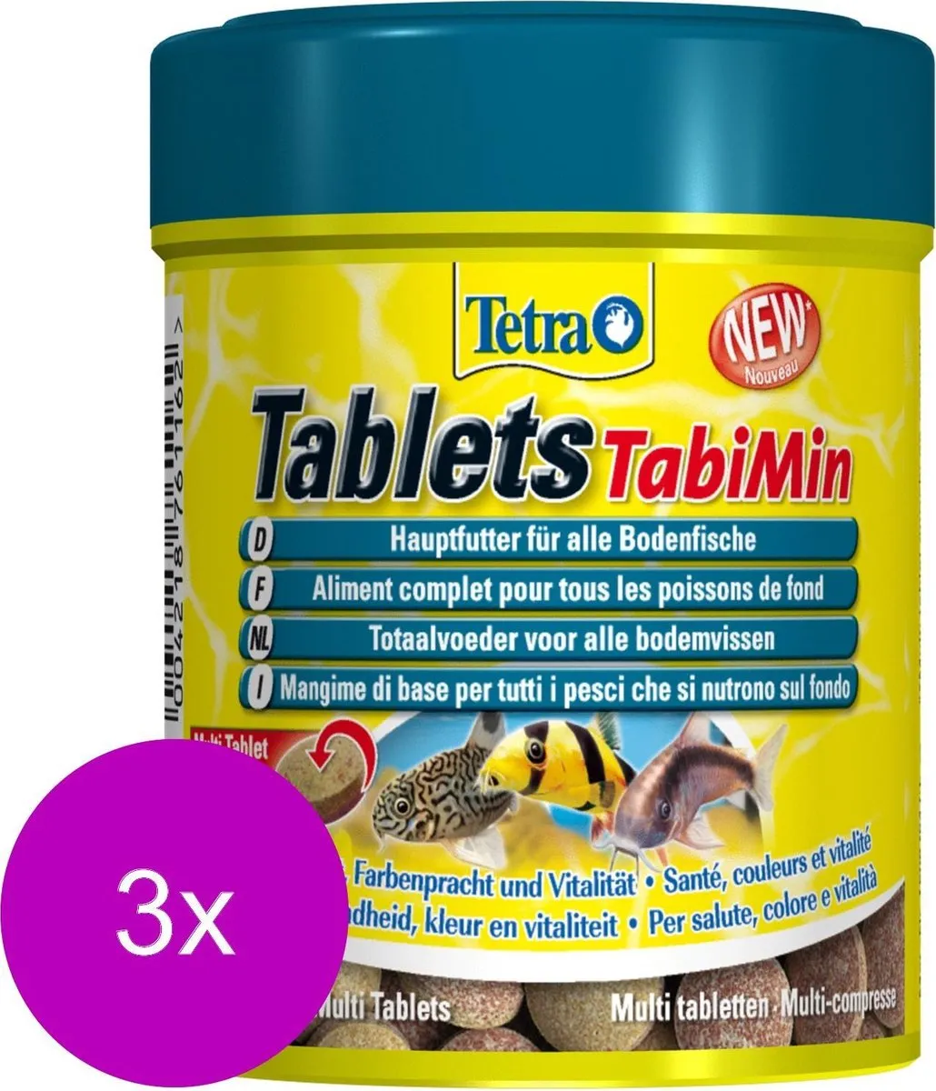 Tetra Tabimin Tabletten - 3x275 Stuks