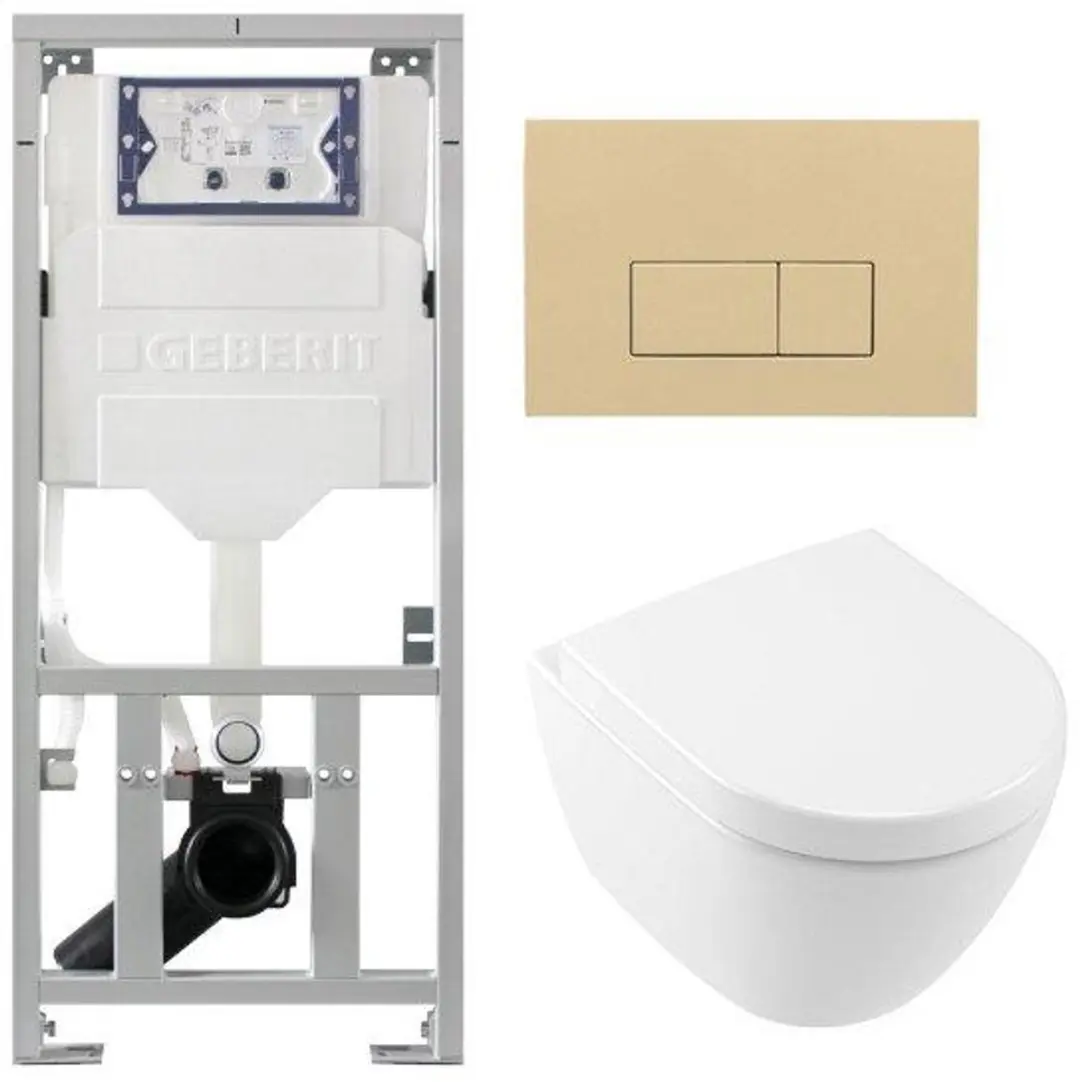 Villeroy & Boch Subway 2.0 compact DirectFlush Toiletset Geberit reservoir
