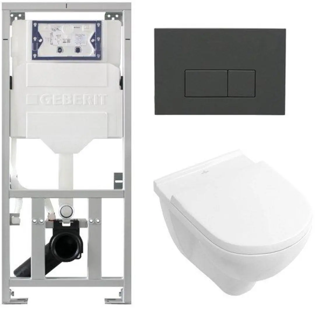 Villeroy & Boch O.novo Toiletset Geberit inbouwreservoir