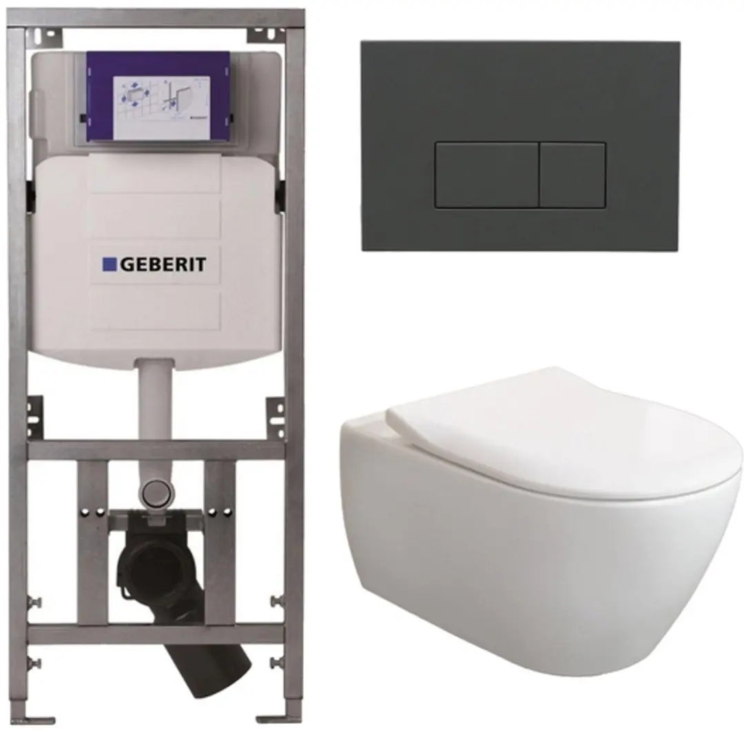 Villeroy & Boch Subway 2.0 DirectFlush CeramicPlus Toiletset slimseat zitting Ge