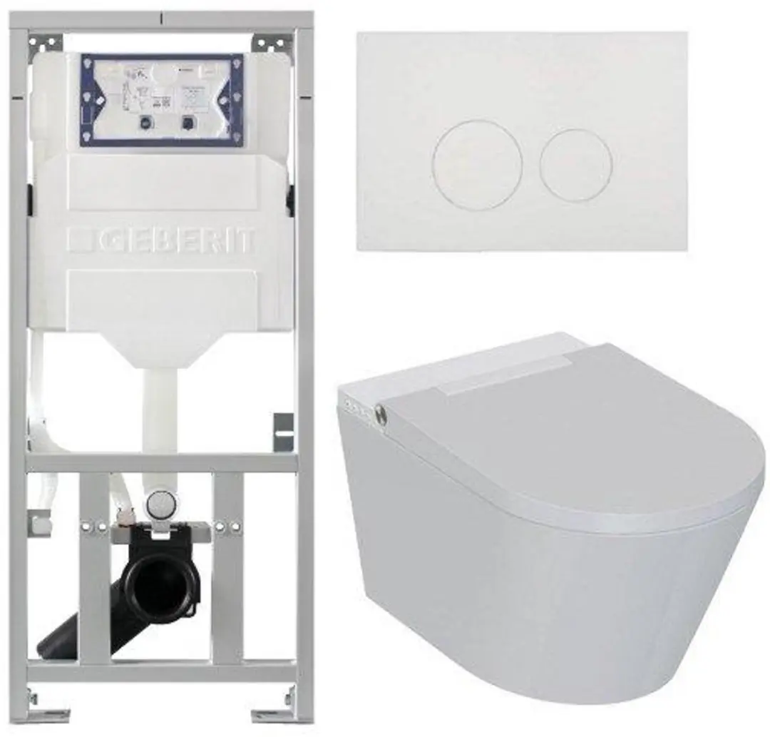 QeramiQ Luma Douche WC Set