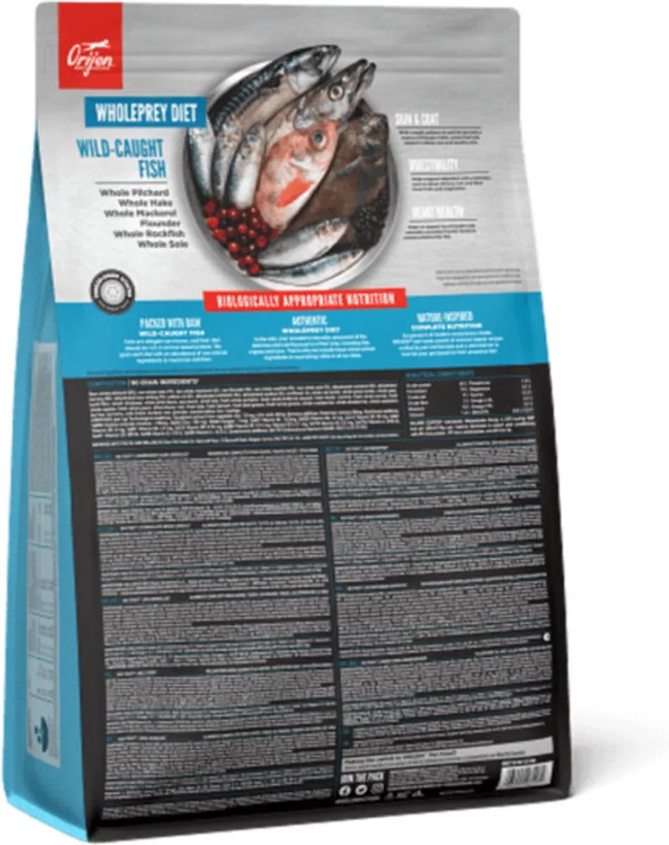Orijen Whole Prey Six Fish Kattenvoer 5.4kg - afbeelding 6 van 6