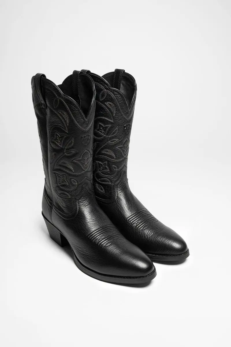 Ariat Heritage Western R Toe Westernlaars - Zwart - 39 - afbeelding 2 van 6