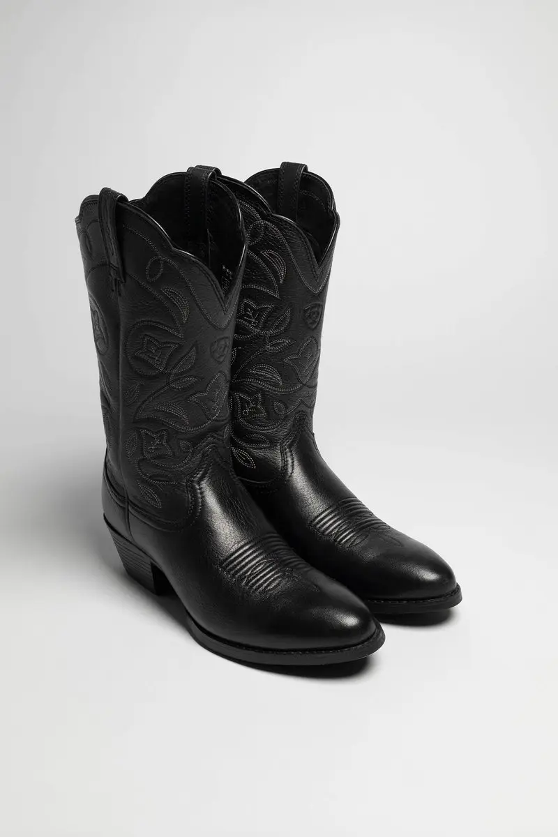 Ariat Heritage Western R Toe Westernlaars - Zwart - 39 - afbeelding 6 van 6