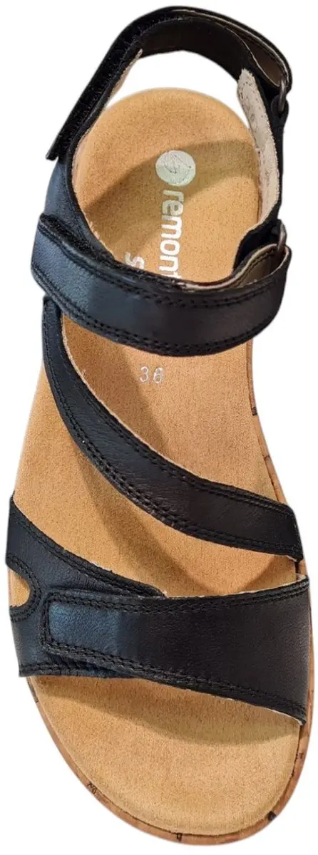 Remonte R6850 Dames Sandalen - Zwart - 37 - afbeelding 2 van 6