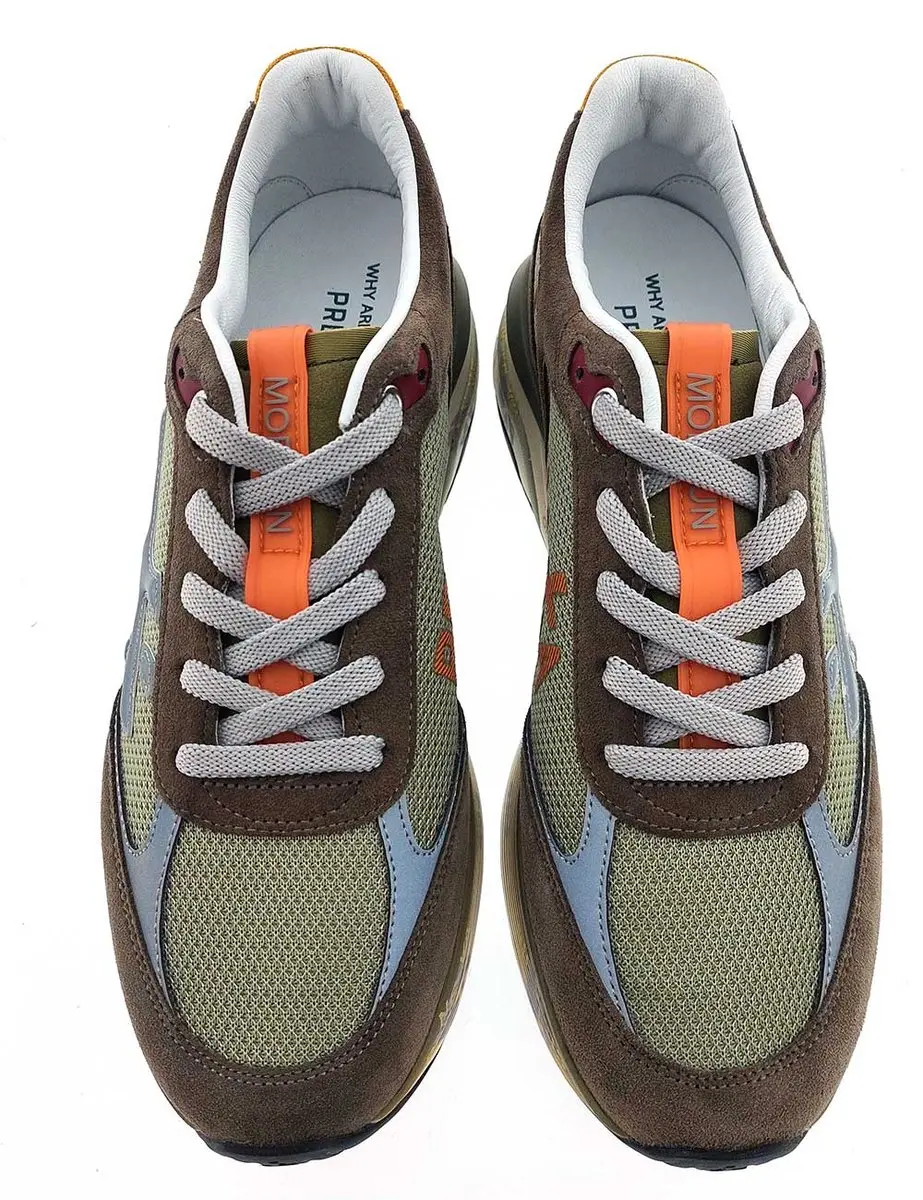 Premiata Moerun Sneakers - Lever/Taupe - afbeelding 5 van 6