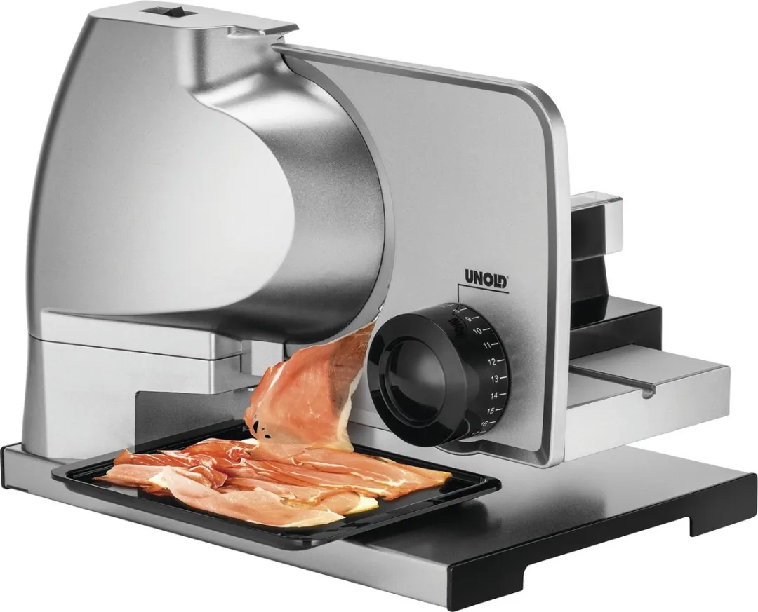 Unold Metall Plus Snijmachine 78826 - 100W - Zilver/Zwart