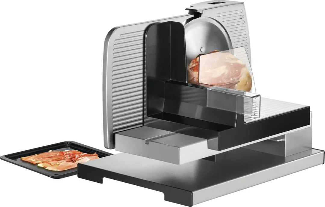 Unold Metall Plus Snijmachine 78826 - 100W - Zilver/Zwart