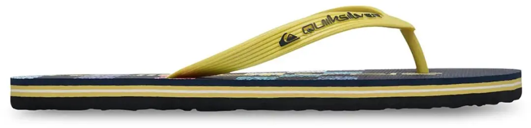 Quiksilver Molokai Stripe 26 Slippers Geel EU 41 Man
