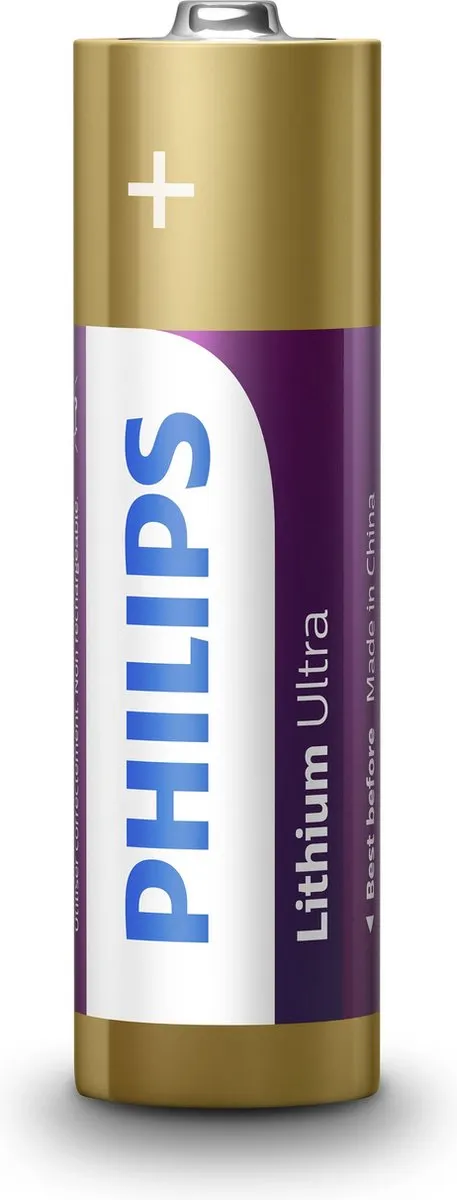 Philips AA Lithium Ultra Batterijen - 4 Stuks