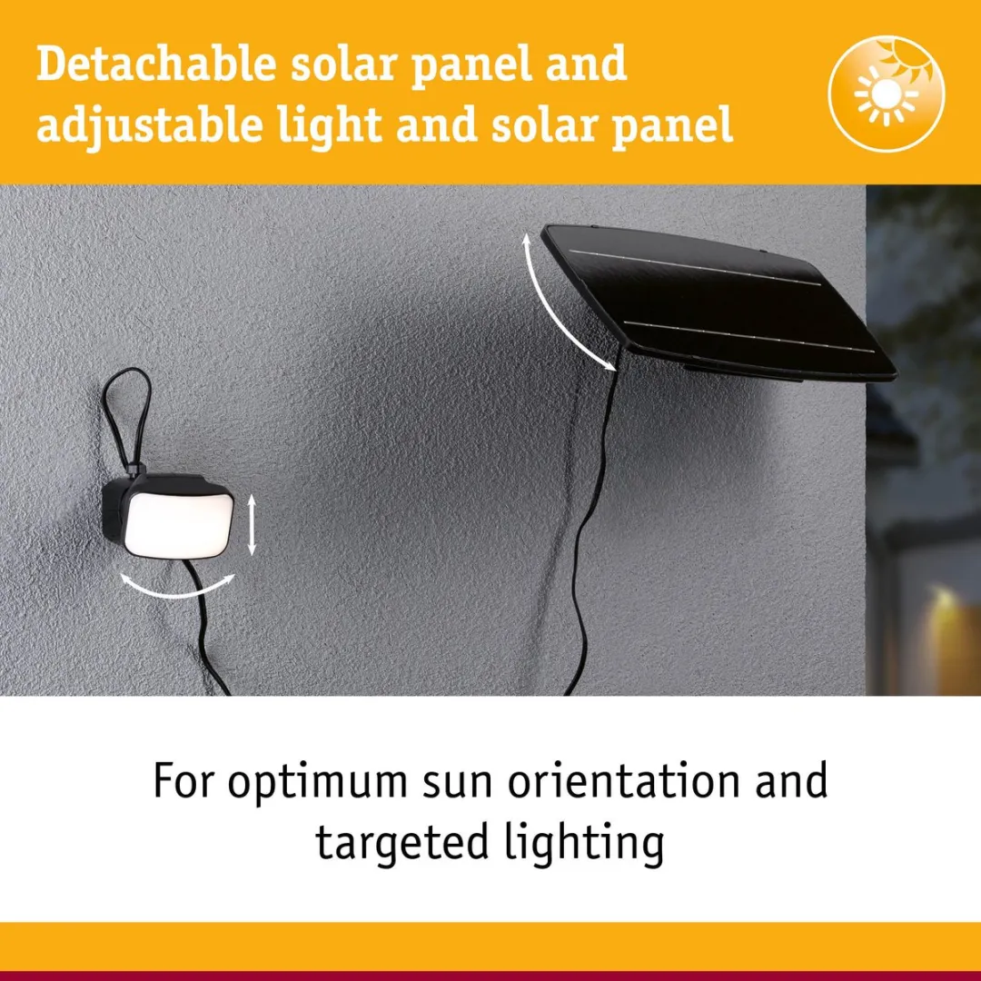 Paulmann Solar Schijnwe Smart Home Zigbee 3.0 Antraciet - 700lm