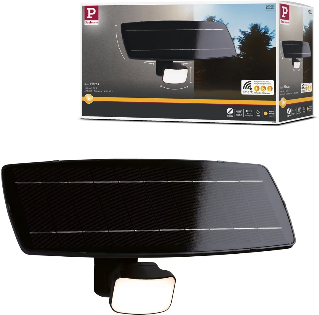 Paulmann Solar Schijnwe Smart Home Zigbee 3.0 Antraciet
