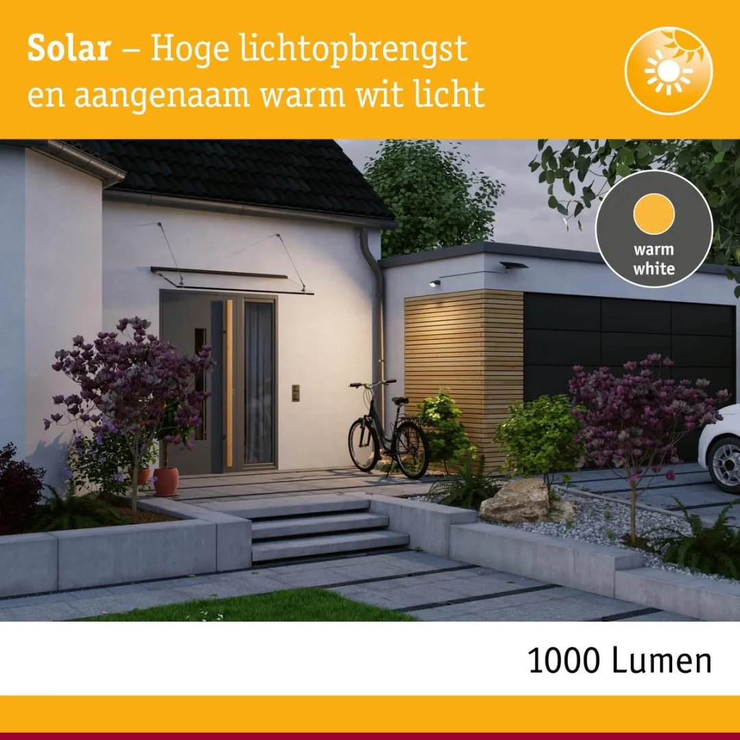 Paulmann Solar Schijnwe Smart Home Zigbee 3.0 Antraciet - 700lm
