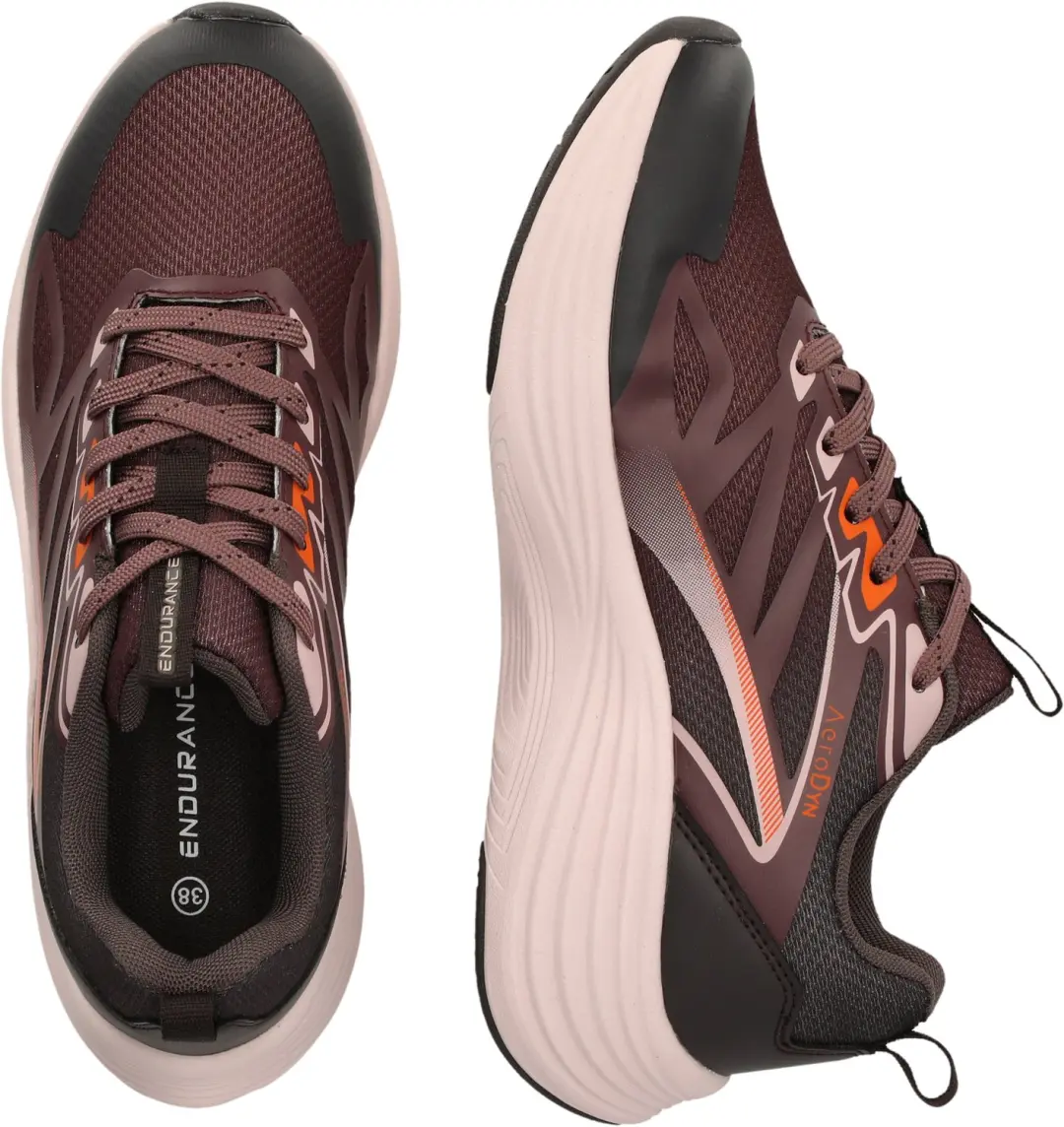 Endurance Flexup Softsole Dames Schoenen - Wijnrood - afbeelding 2 van 6