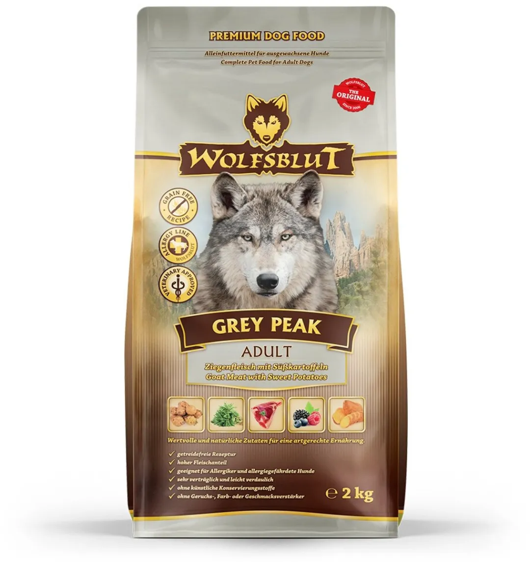 Wolfsblut Adult Grey Peak Hondenvoer - 3 x 2 kg - Voordeelverpakking