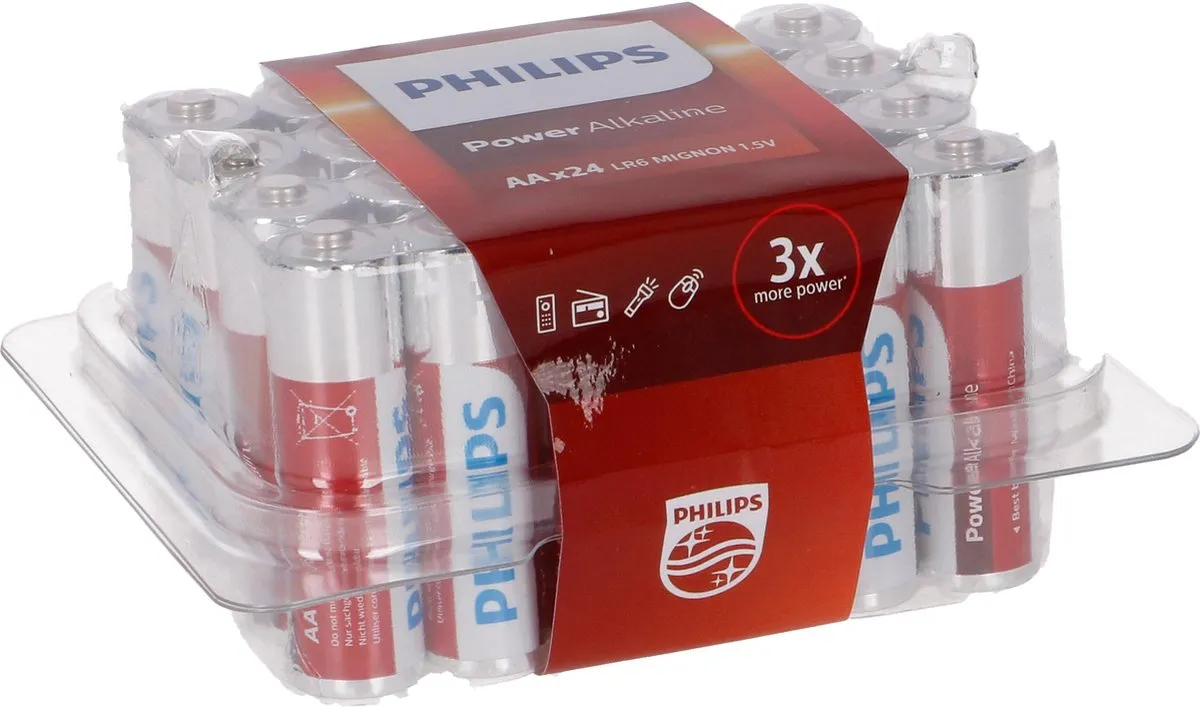 Philips AA Alkaline Batterijen