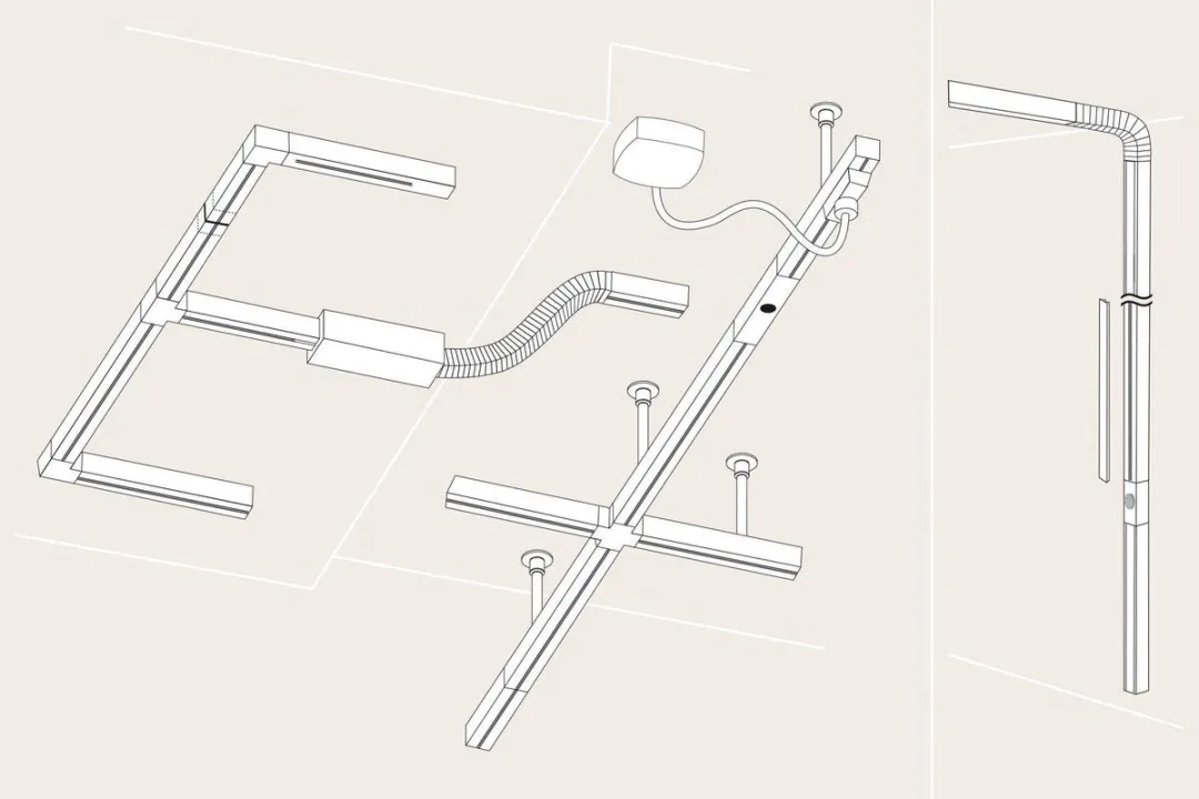 Paulmann URail losse rail - 200cm / 2m - mat zwart