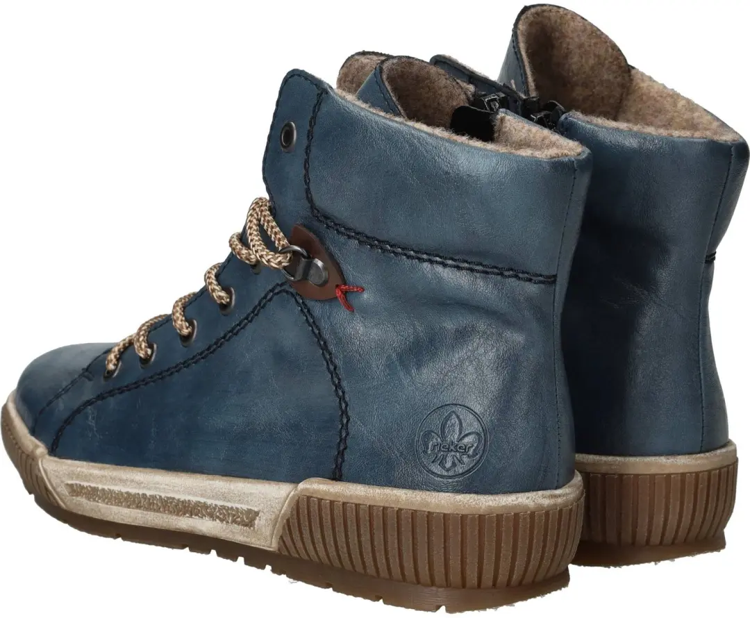 Rieker Veterboots Dames - Blauw - afbeelding 3 van 6
