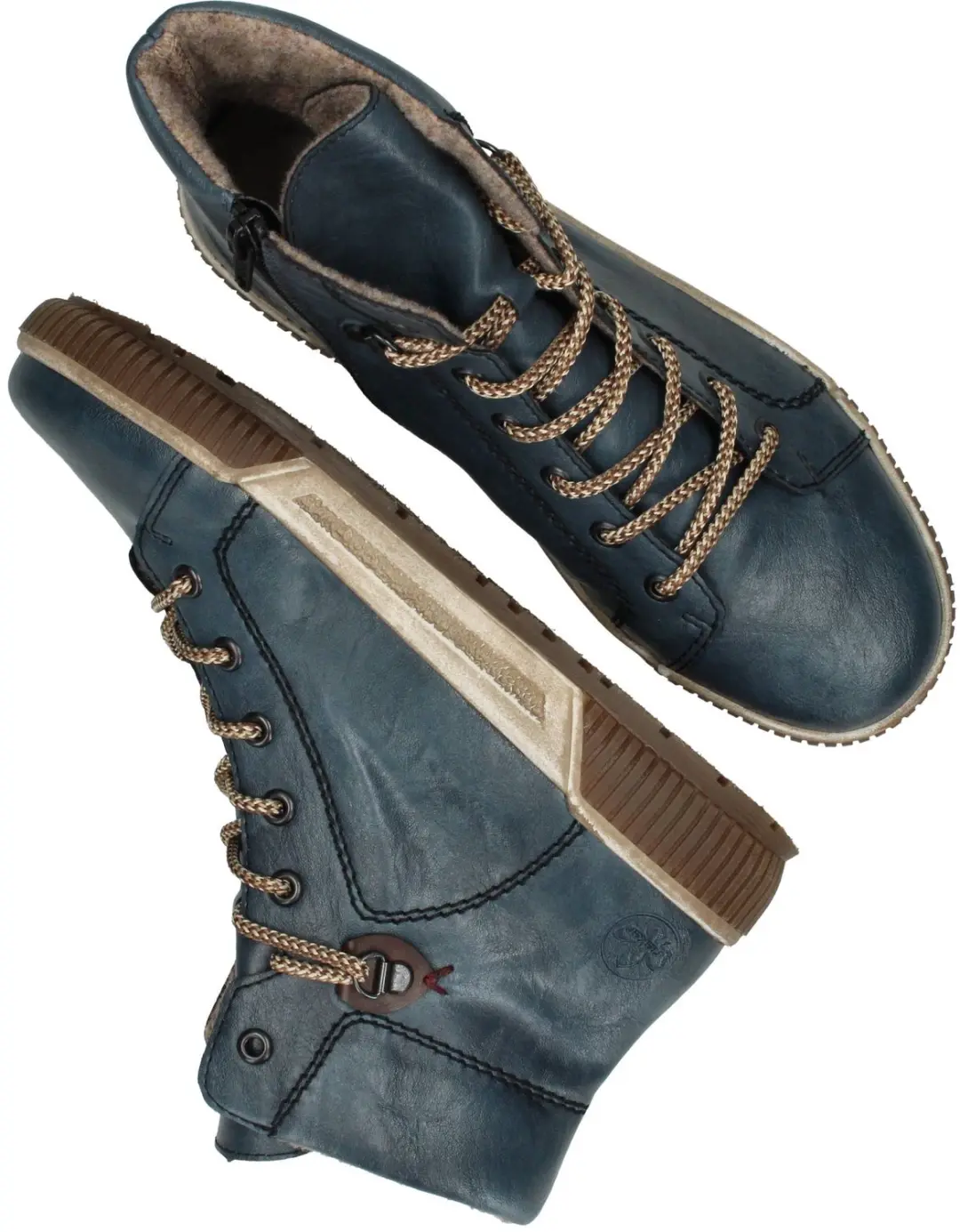 Rieker Veterboots Dames - Blauw - afbeelding 4 van 6