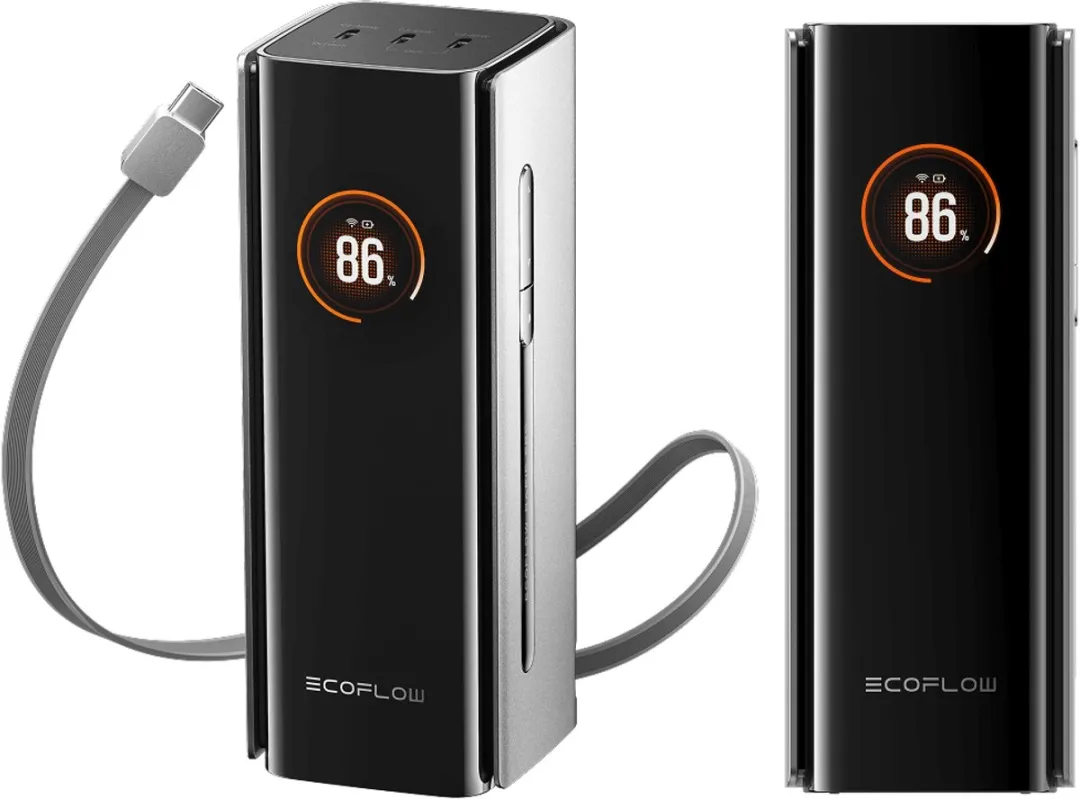 EcoFlow RAPID Pro Power Bank 20.000mAh - 230W - 4x USB - Zwart